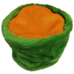 The Hayden Lane Collection American-Made Lime Green & Gold Faux Fur Winter Hat